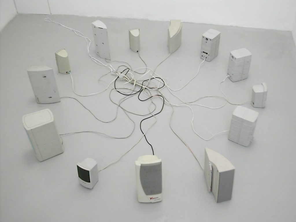 Choir of Xanadu (2003) Sound Installation - Collection of PC Speakers and Choral Performance